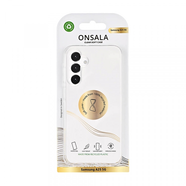 Onsala Back Recycled Clear Case TPU Samsung A25 5G