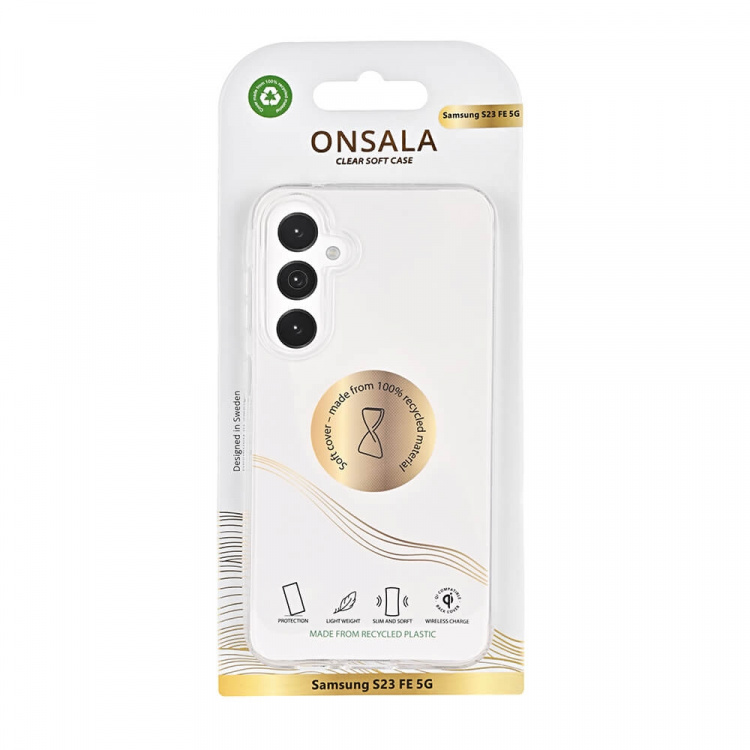 Onsala Back Recycled Clear Case TPU Samsung S23 FE 5G Onsala Back Recycled Clear Case TPU Samsung S23 FE 5G