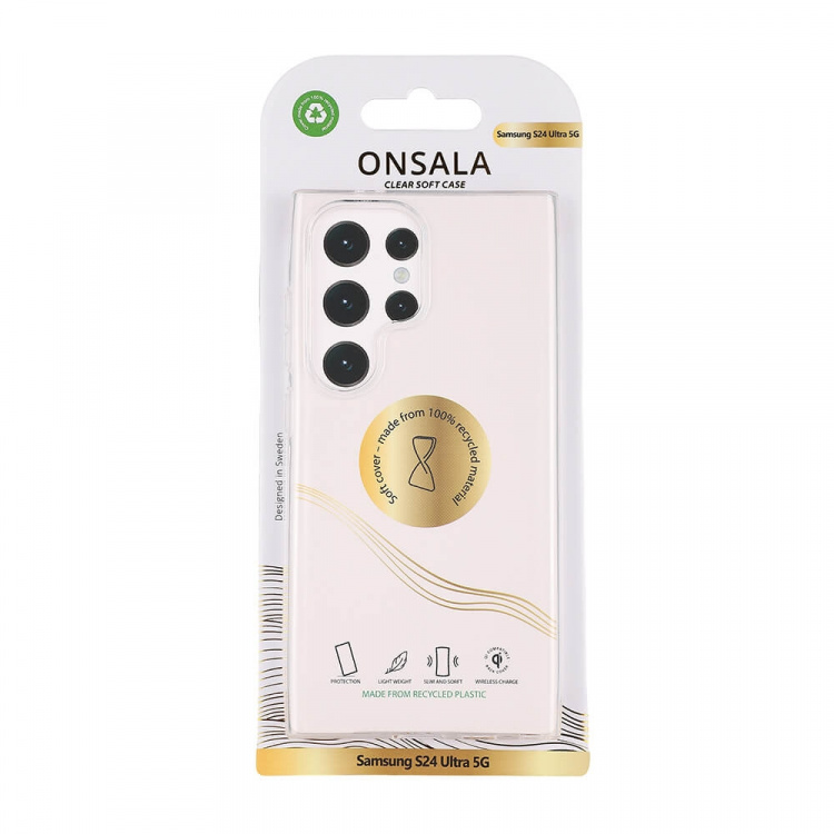 Onsala Phone Case Recycled TPU Transparent - Samsung S24 Ultra 5G
