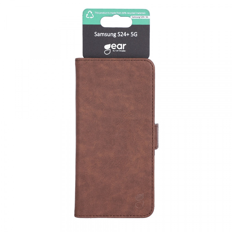 Gear Wallet Case 3 Card Slots Brown - Samsung S24+ 5G