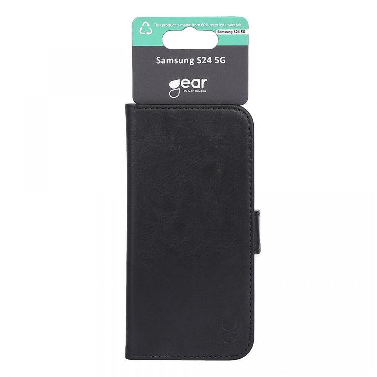 Gear Wallet Case 3 Card Slots Black - Samsung S24 5G