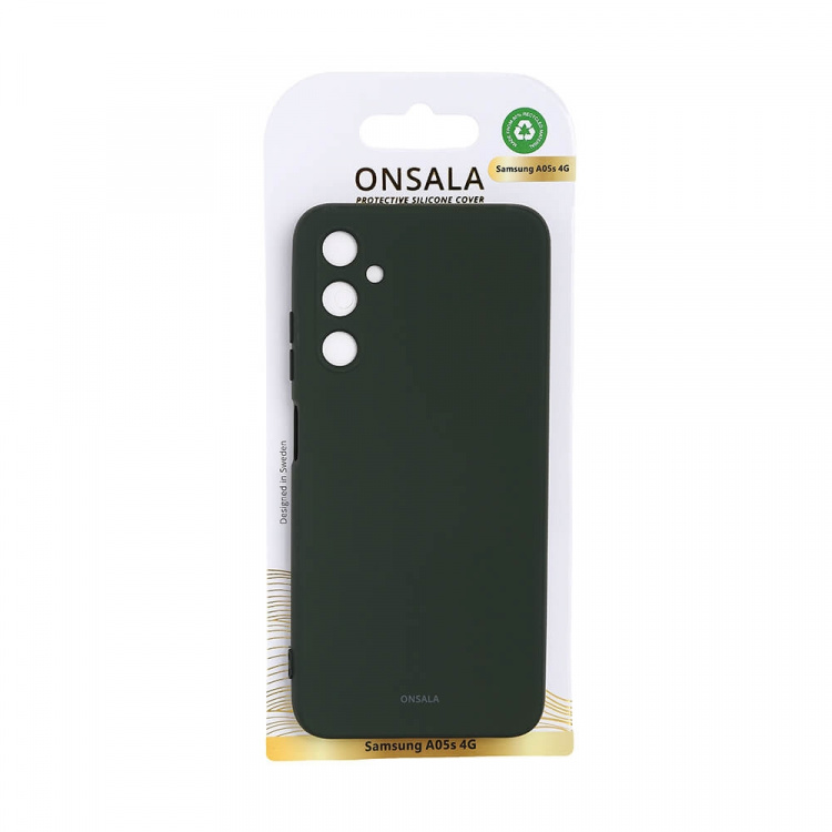 Onsala Phone Case with Silicone Feel Olive Green - Samsung A05s 4G