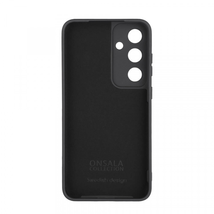 Onsala Phone Case with Silicone Feel Black - Samsung S24+ 5G