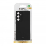 Onsala Phone Case with Silicone Feel Black - Samsung S24+ 5G
