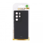Onsala Phone Case with Silicone Feel Black - Samsung S24 Ultra 5G Onsala Phone Case with Silicone Feel Black - Samsung S24 Ultra 5G