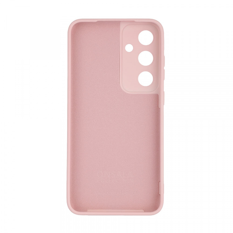Onsala Phone Case with Silicone Feel Chalk Pink - Samsung S24+ 5G Onsala Phone Case with Silicone Feel Chalk Pink - Samsung S24+ 5G