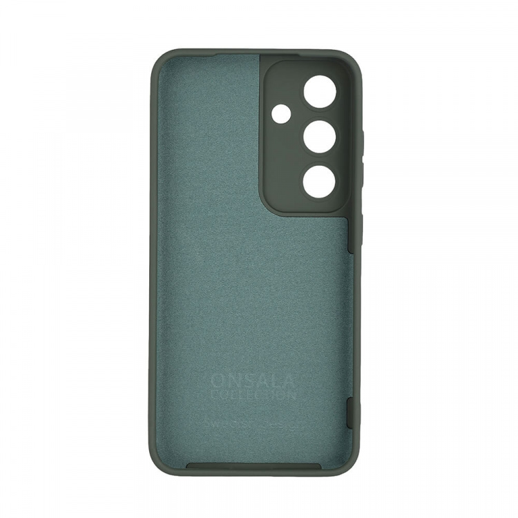 Onsala Phone Case Silicone Olive Green - Samsung S24 5G