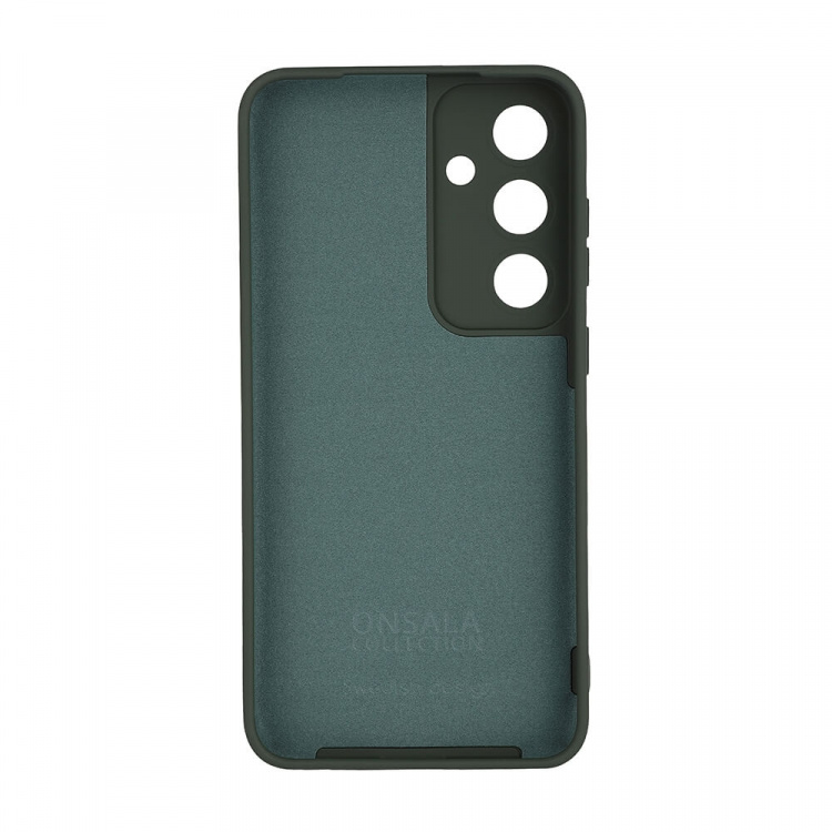 Onsala Phone Case with Silicone Feel Olive Green - Samsung S24+ 5G Onsala Phone Case with Silicone Feel Olive Green - Samsung S24+ 5G