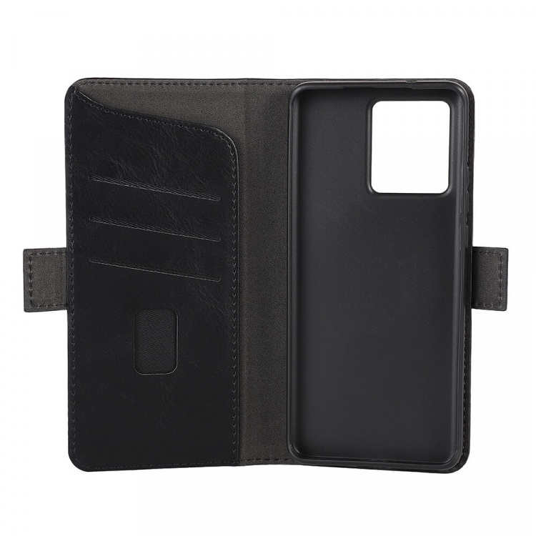 Gear Wallet Case 3 Card Slots Black - Motorola Edge 40 Neo 5G