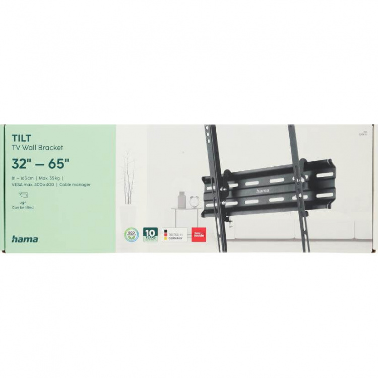 Hama Wall Bracket Tilt VESA up to 400x400 65