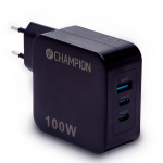 Champion Laddare 100W PD / QC Svart