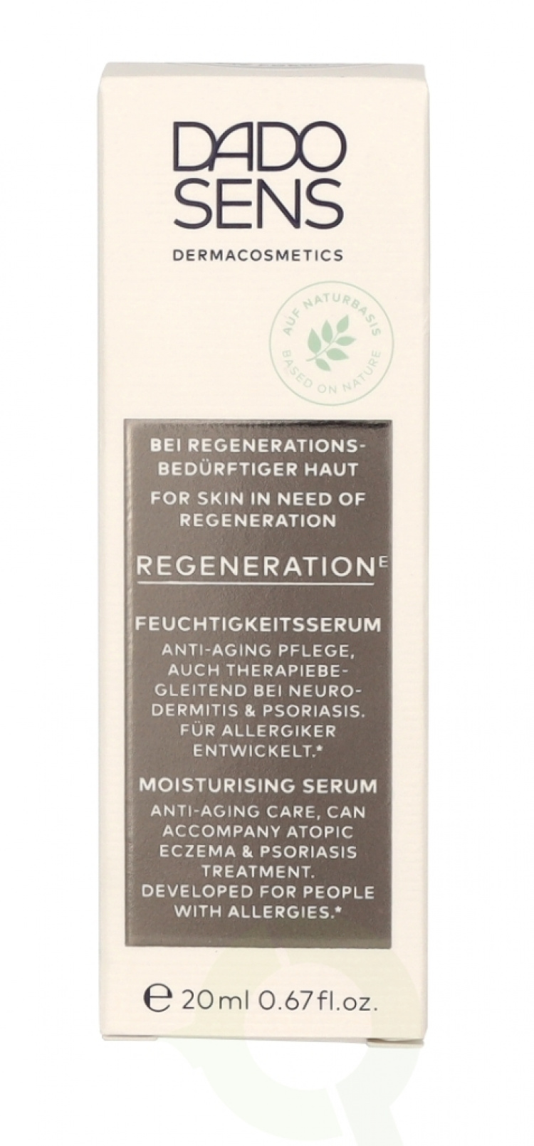 Dado Sens Regeneration Moisturising Serum 20 ml