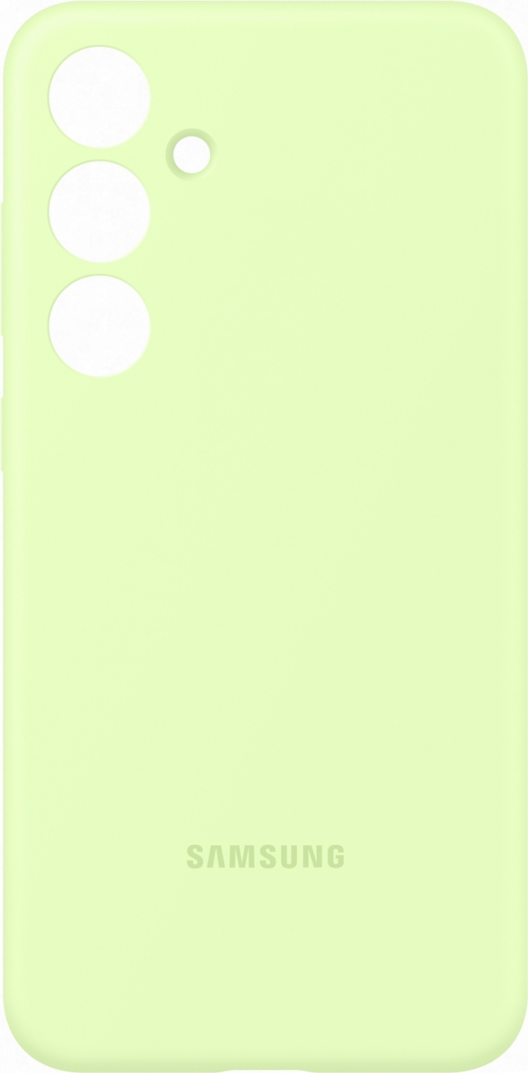 Samsung Galaxy S24+ silikonfodral, ljusgrön