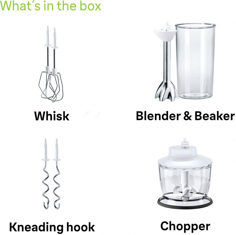 Braun HM5137WH MultiMix 5 electric mixer Braun HM5137WH MultiMix 5 electric mixer