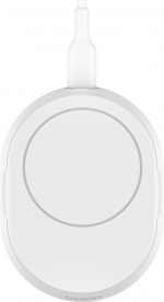 Belkin BoostCharge Pro hopfällbar Qi2 laddningsplatta, vit