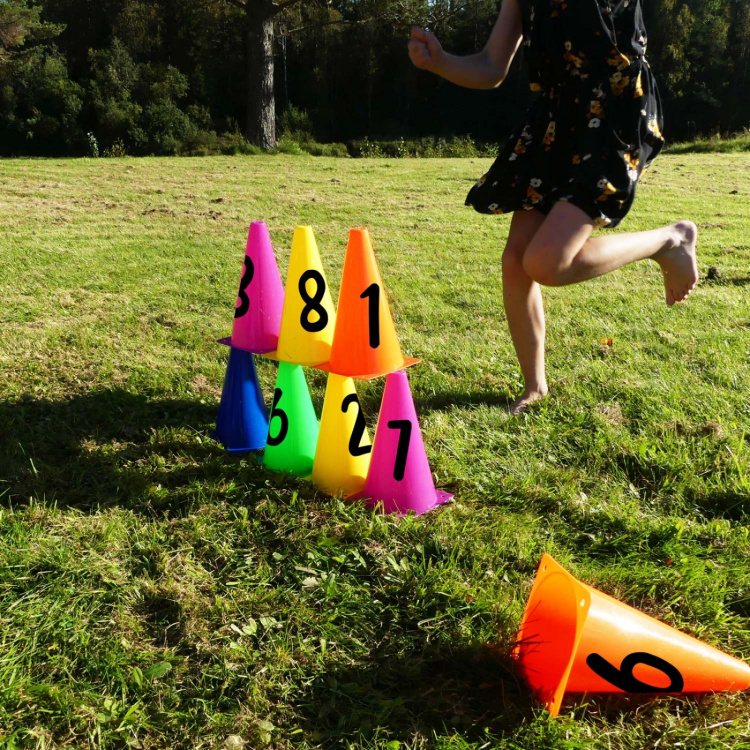 SportMe Sifferkoner 23 cm - Set 1-10