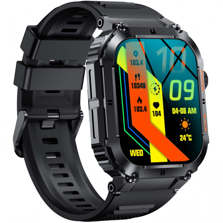 Denver SWC-191B Bluetooth SmartWatch with heartrate, blood pressure and blood oxygen sensor & call function Denver SWC-191B Bluetooth SmartWatch with heartrate, blood pressure and blood oxygen sensor & call function