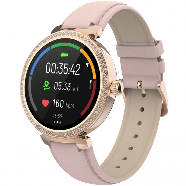 Denver SWC-342RO Bluetooth SmartWatch with heart rate & blood oxygen sensor