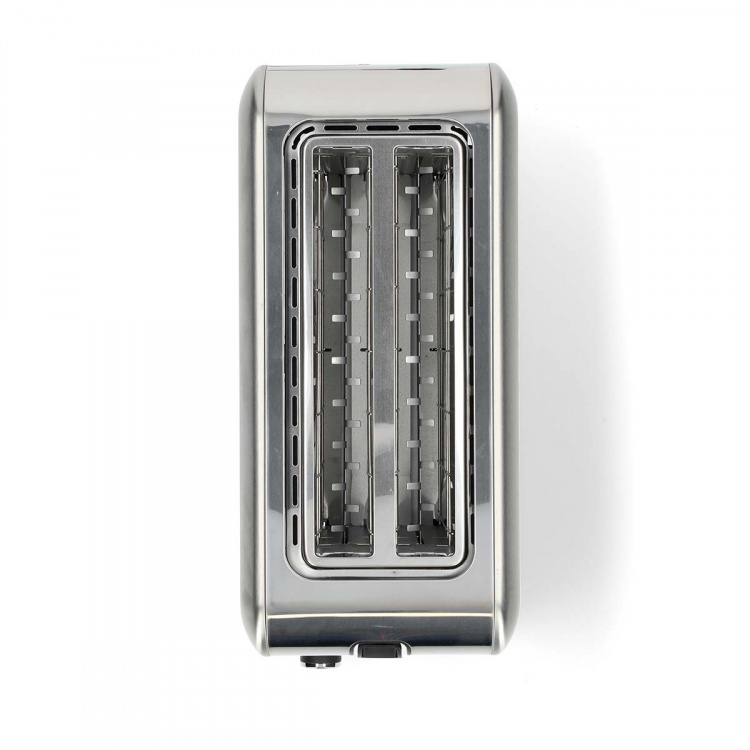 Nedis Toaster | 2 Long Slots | Browning levels: 7 | Defrost feature | Aluminium / Silver