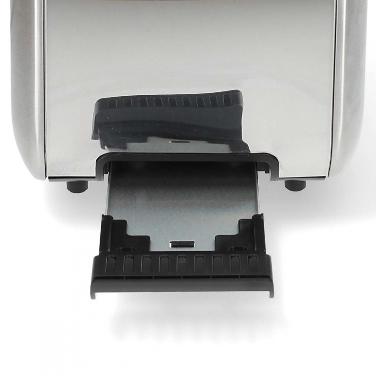 Nedis Toaster | 2 Long Slots | Browning levels: 7 | Defrost feature | Aluminium / Silver