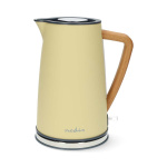 Nedis Electric Kettle | 1.7 l | Soft-Touch | Yellow | Rotatable 360 degrees | Concealed heating element | Strix® controller | Boil-dry protection Nedis Electric Kettle | 1.7 l | Soft-Touch | Yellow | Rotatable 360 degrees | Concealed heating element | Strix® controller | Boil-dry protection