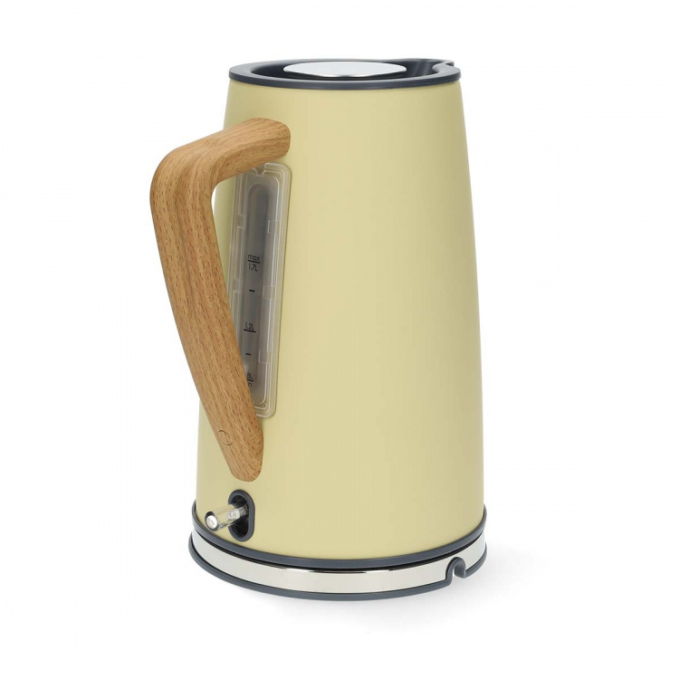 Nedis Electric Kettle | 1.7 l | Soft-Touch | Yellow | Rotatable 360 degrees | Concealed heating element | Strix® controller | Boil-dry protection Nedis Electric Kettle | 1.7 l | Soft-Touch | Yellow | Rotatable 360 degrees | Concealed heating element | Strix® controller | Boil-dry protection