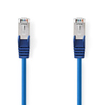 Nedis CAT5e Cable | SF/UTP | RJ45 Male | RJ45 Male | 20.0 m | Round | PVC | Blue | Label