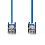 Nedis CAT5e Cable | SF/UTP | RJ45 Male | RJ45 Male | 20.0 m | Round | PVC | Blue | Label