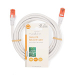 Nedis CAT6 Cable | RJ45 Male | RJ45 Male | U/UTP | 3.00 m | Round | PVC | White | Label