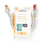 Nedis CAT6 Cable | RJ45 Male | RJ45 Male | S/FTP | 1.00 m | Round | LSZH | Grey | Label Nedis CAT6 Cable | RJ45 Male | RJ45 Male | S/FTP | 1.00 m | Round | LSZH | Grey | Label