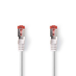 Nedis CAT6 Cable | RJ45 Male | RJ45 Male | S/FTP | 0.25 m | Round | LSZH | White | Label Nedis CAT6 Cable | RJ45 Male | RJ45 Male | S/FTP | 0.25 m | Round | LSZH | White | Label
