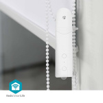 Nedis Curtain Robot | Mains Powered / Solar Powered | 2000 mAh | Bluetooth® | White