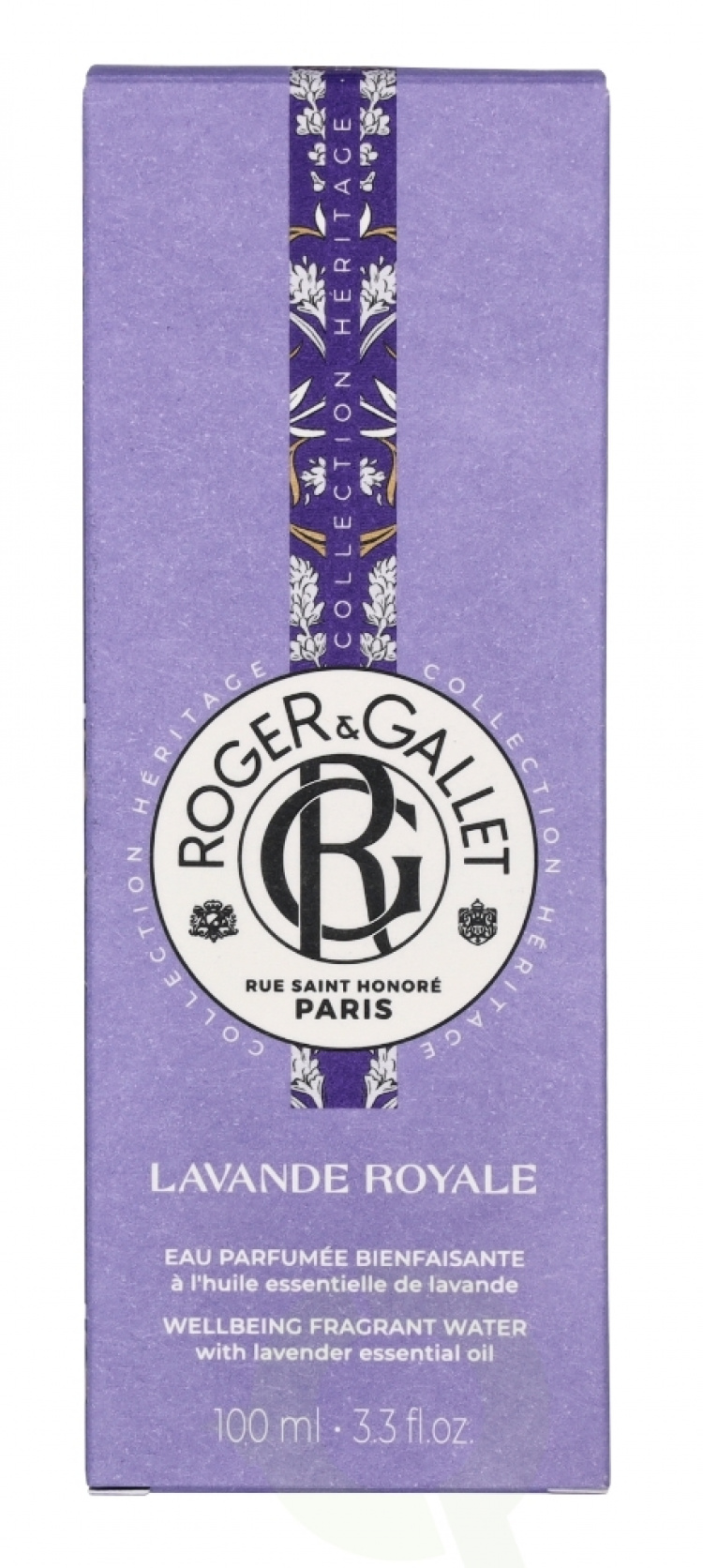 Roger & Gallet Lavande Royale Wellbeing Fragrant Water 100 ml Natural Spray