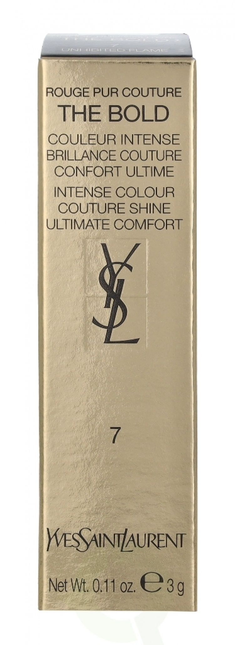 Yves Saint Laurent YSL Rouge Pur Couture The Bold Lipstick 3 g #7 Unhibited Flame