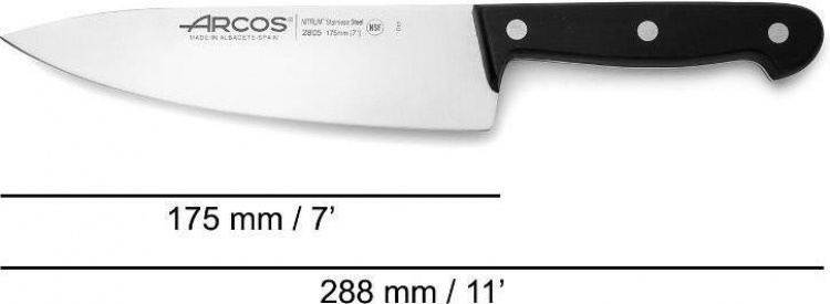 ARCOS kockkniv, 17,5 cm