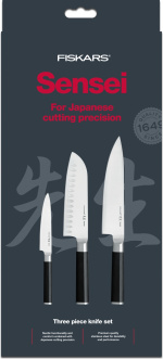 Fiskars Sensei knivset, tredelad