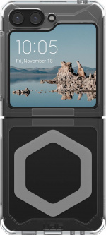 Urban Armor Gear Samsung Galaxy Z Flip5 Plyo Pro, Ice/Silver