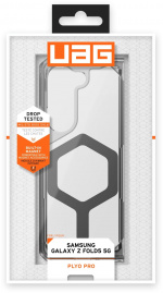 Urban Armor Gear Samsung Galaxy Z Fold5 Plyo Pro, Ash/Space Grey