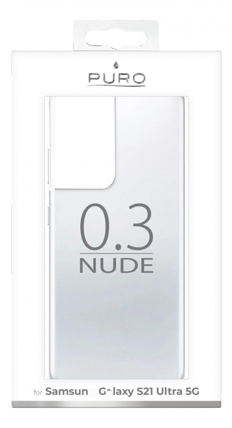 Puro Samsung Galaxy S21 Ultra, 0,3 Nude, Transparent
