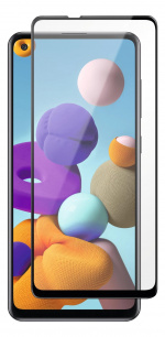 panzer Samsung Galaxy A21s, Full-Fit Glass, black