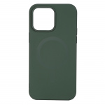 Essentials iPhone 14 Pro Max Silicone Mag back cov,Green Essentials iPhone 14 Pro Max Silicone Mag back cov,Green