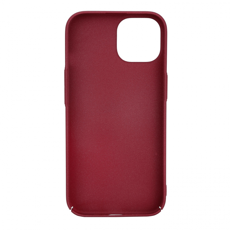 Essentials iPhone 15 sand bursted back cover, burgundy Essentials iPhone 15 sand bursted back cover, burgundy