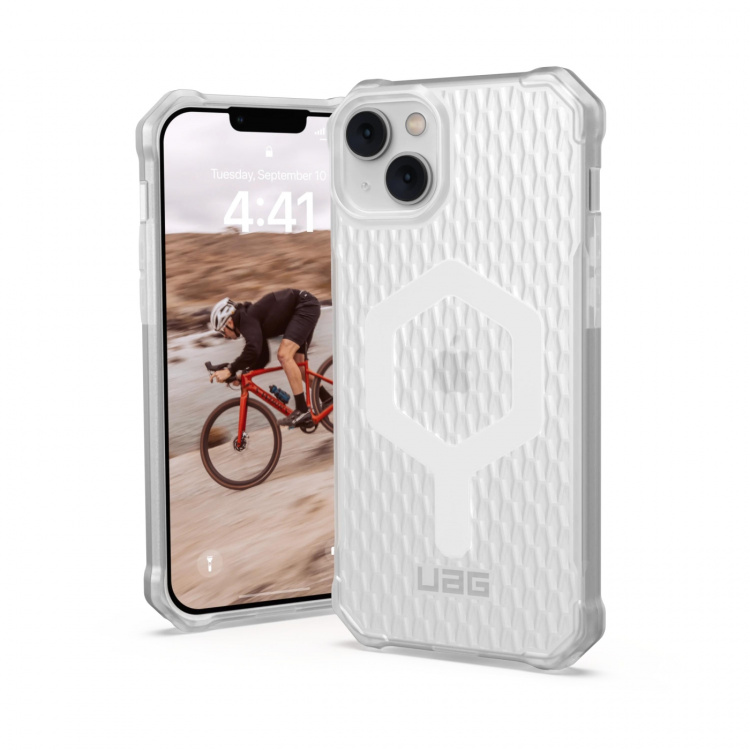 Urban Armor Gear iPhone 14 Plus Essential Armor Magsafe,Fro Ice Urban Armor Gear iPhone 14 Plus Essential Armor Magsafe,Fro Ice