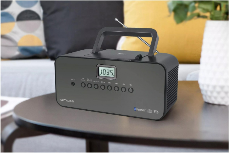 MUSE M-22 BT Radio portable FM BT CD