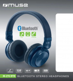 MUSE M-276 BTB Headphones On-ear BT Blue