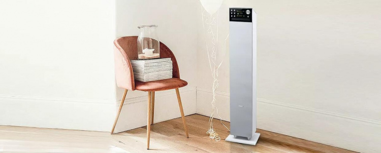 MUSE M-1380 DBTW Tower speaker BT with DAB+/FM, CD, USB