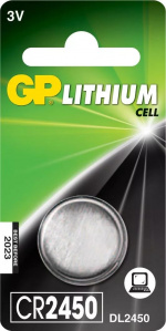 GP CR2450 Lithium Coin, 1 Pack (B)