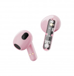 Streetz T150 TWS earphones, Transparent Pink