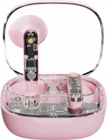 Streetz T150 TWS earphones, Transparent Pink