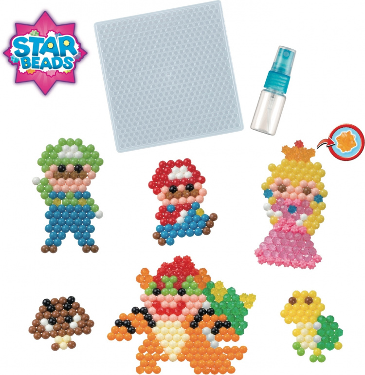 Aquabeads - Super Mario star bead set